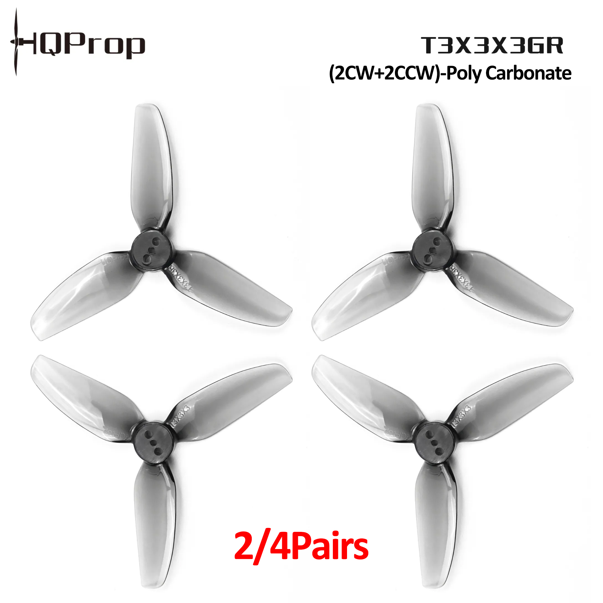 2/4 Pasang Baling-baling HQPro - Fpv Drone Propeller ulasan dan harga